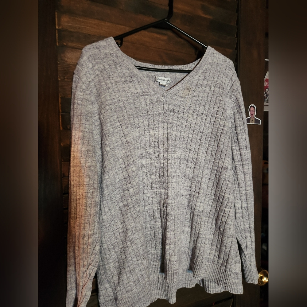 Women's Croft&Barrow Purple Sweater